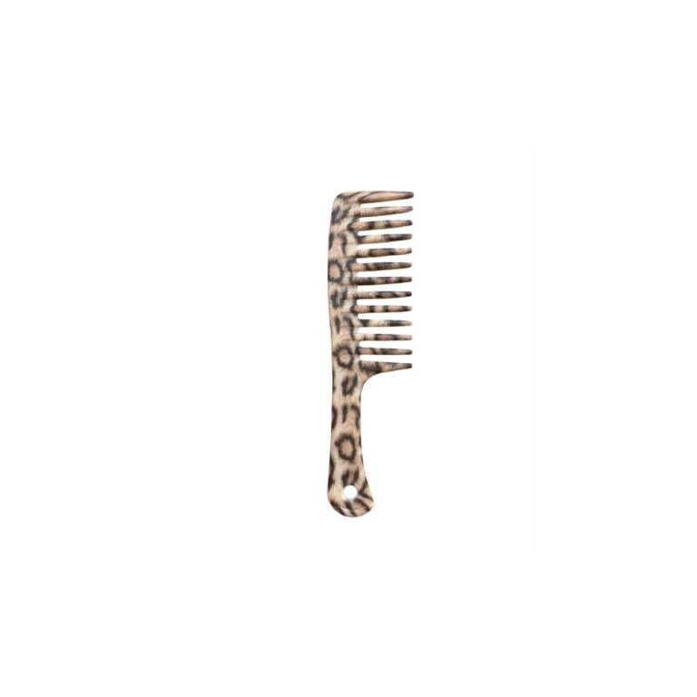 leopard hair comb