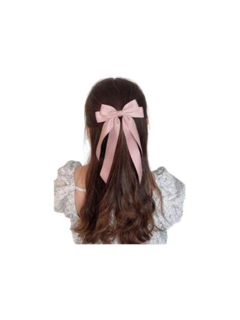 Glittery ribbon hair clips