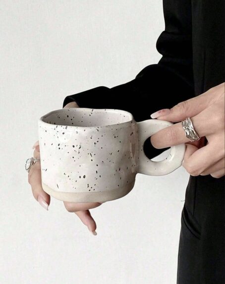 Beige Ceramic Mug