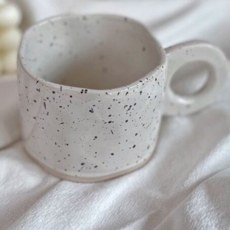 Beige Ceramic Mug - Image 4