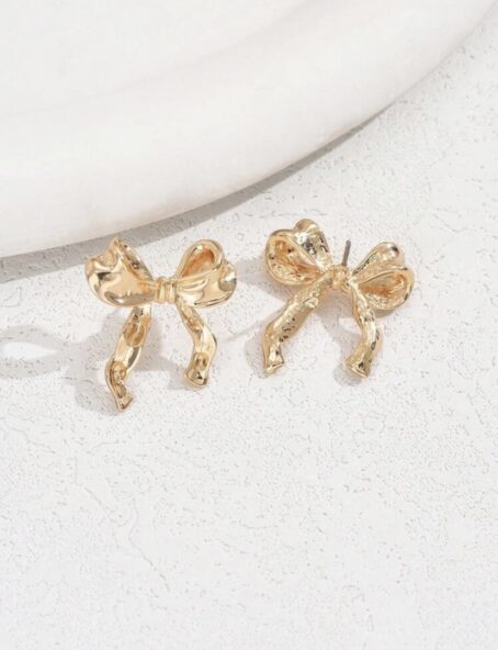 Ribbon Bow Earrings - Image 3